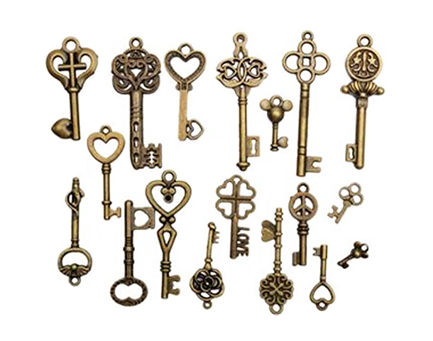 
  
Antique Vintage Lock Skeleton Key Set

