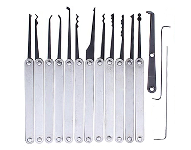 
  
Metal Lock Pick Tool Set 15 

